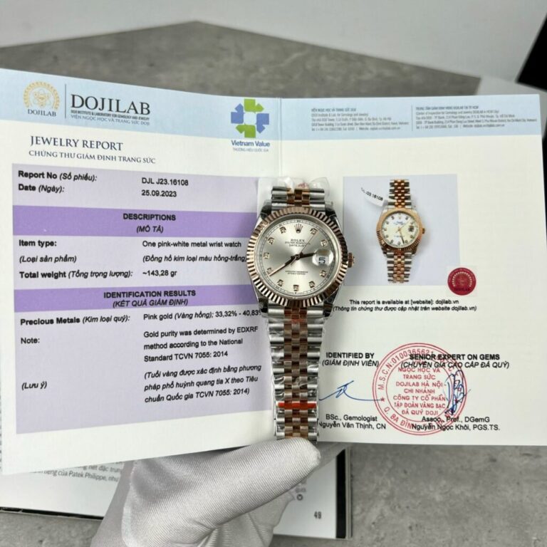 Rolex DateJust 126331 41mm Gold Wrapped (GM Factory Super Clone) Silver Dial on Gold Wrapped Jubilee Bracelet – Automatic Movement