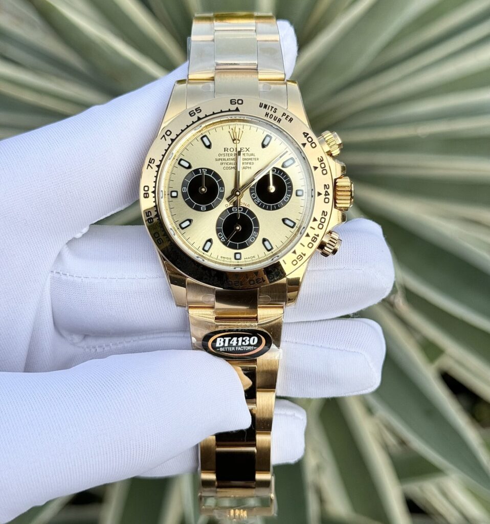 Rolex Daytona 116508 (BT Factory Super Clone) 40mm Yellow Gold – Automatic Chronograph