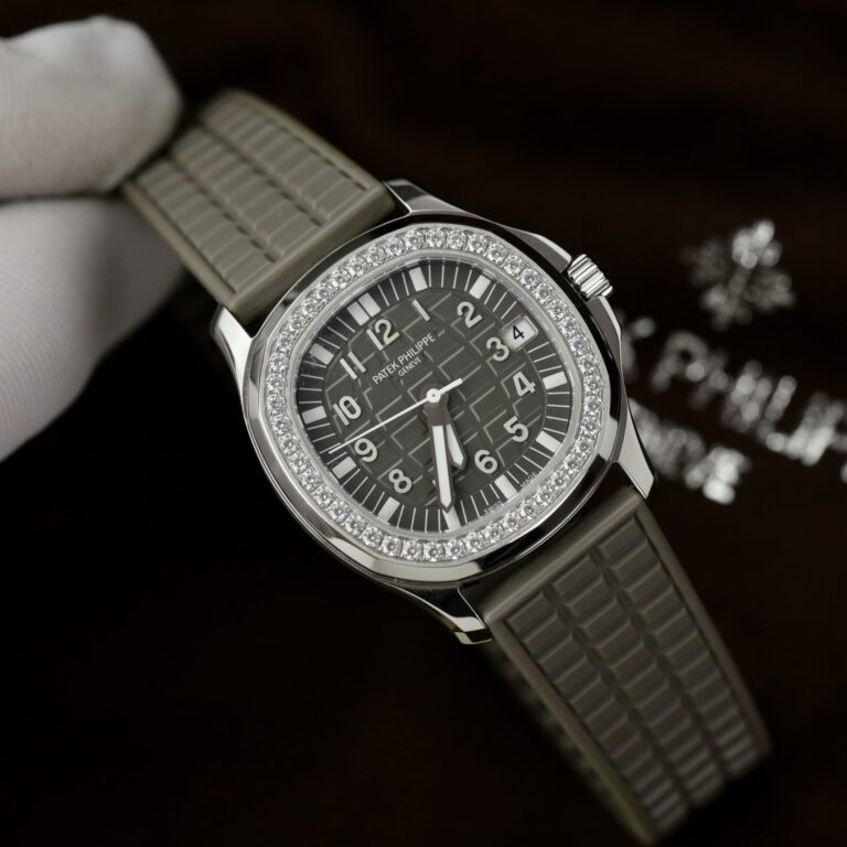 Patek Philippe Aquanaut 5067 35.6mm SS (Super Clone) Gray Dial on Rubber Strap – Swiss Automatic