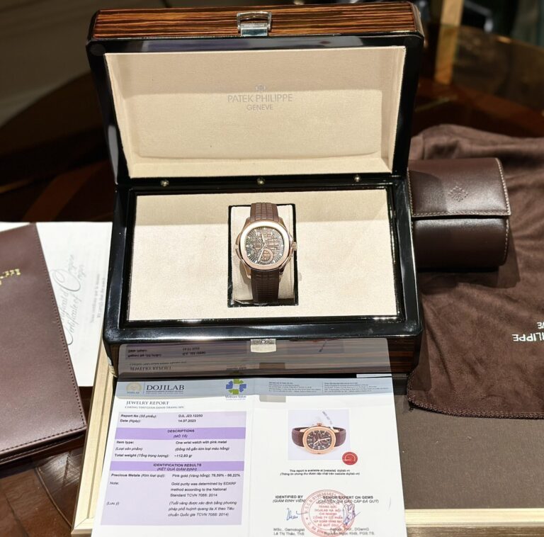 Patek Philippe Aquanaut 5164R 40.8mm Gold Wrapped Stainless Steel (ZF Super Clone) Brown Gradient Dial on Rubber Strap – Super Clone Calibre 324 S C