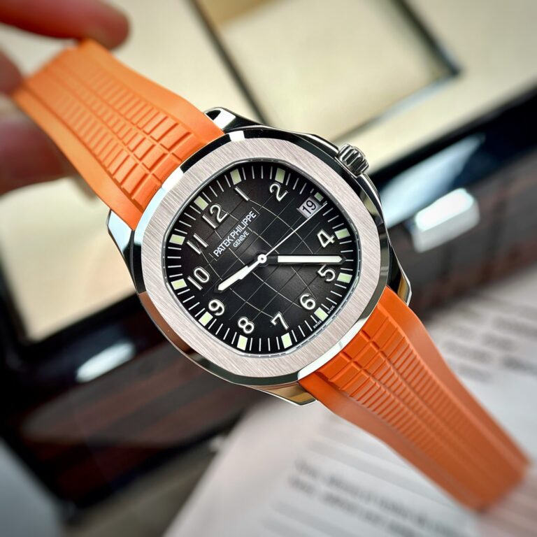 Patek Philippe Aquanaut 5167A 40mm SS (3K Super Clone) Gray Dial with Arabic Numbers on Rubber Strap – Self-Winding Mechanical