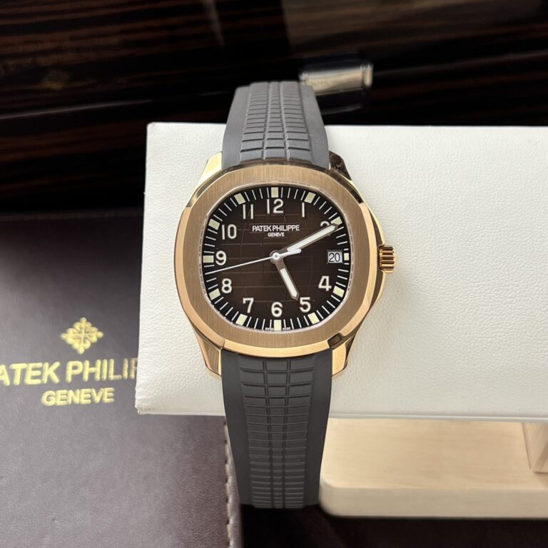 Patek Philippe Aquanaut 5167R 40mm SS (3K Super Clone) Brown Dial on High Quality Rubber Strap – Swiss Automatic Movement