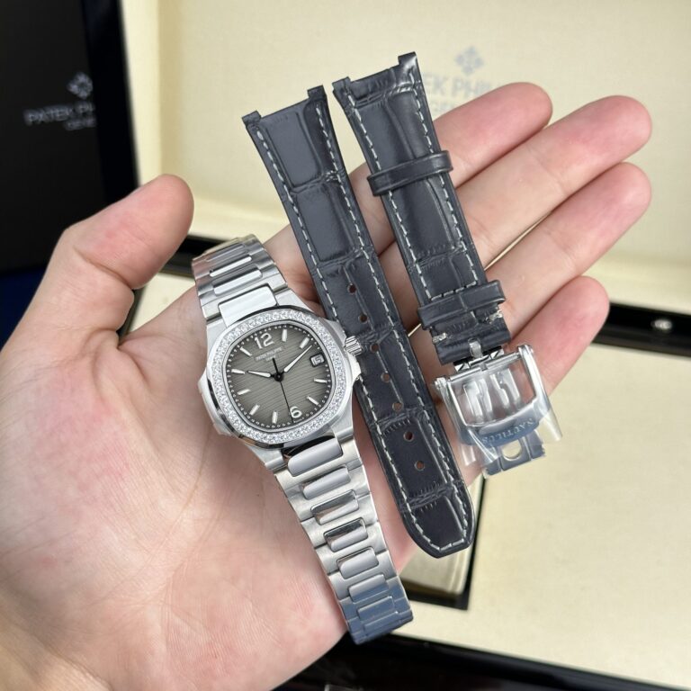 Patek Philippe Nautilus 7010 32mm SS (Super Clone) Gray Dial – Automatic Calibre 324 S C