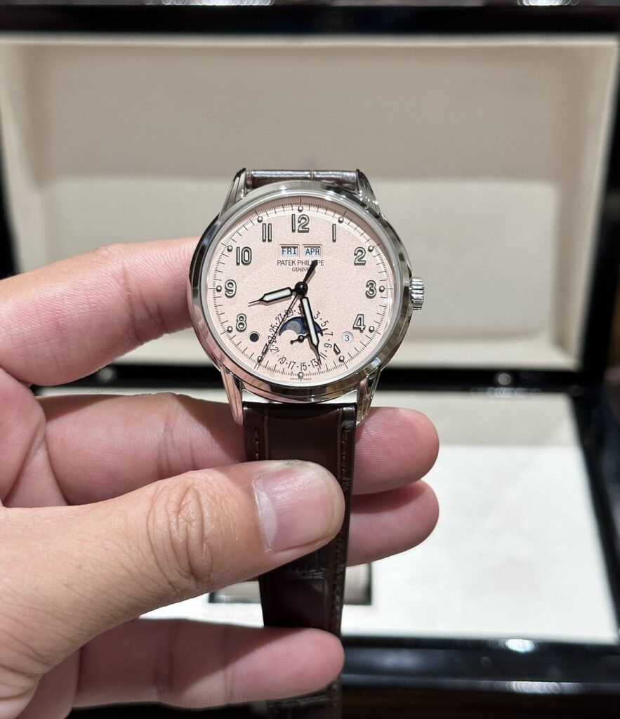 Patek Philippe Complications 5320G 40mm GRF (Super Clone) Pink Dial – Automatic with Perpetual Calendar & Moon Phase