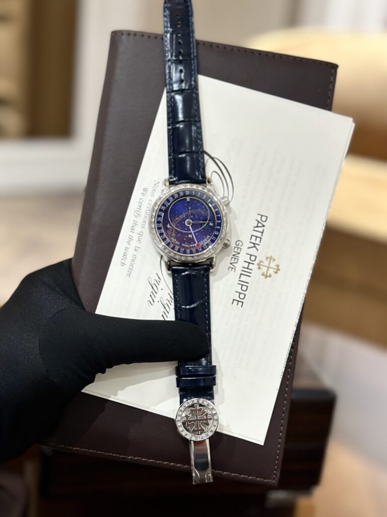 Patek Philippe Grand Complications 6104 (Best Super Clone) 44mm SS Black Dial on Alligator Leather Strap – Self-Winding Automatic