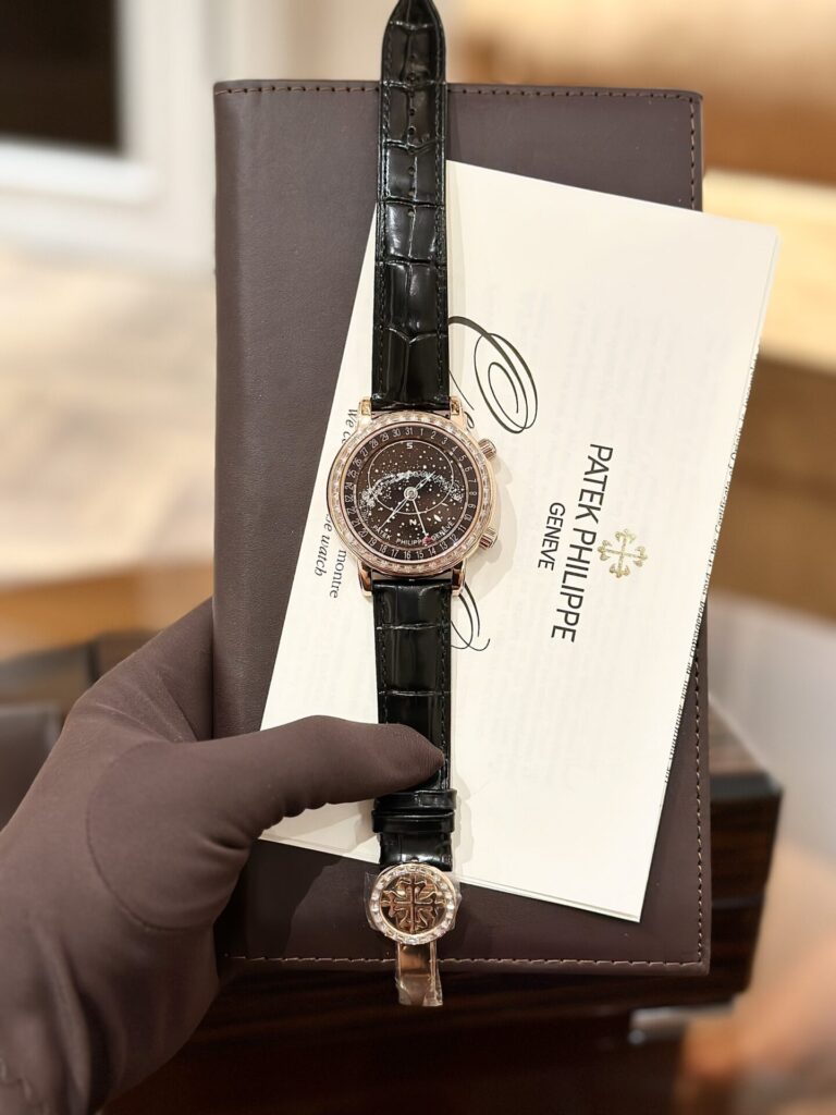 Patek Philippe Grand Complications 6104R 44mm Rose Gold (Super Clone) Black Dial with Roman Numerals – Patek Philippe 240 Q Si Automatic