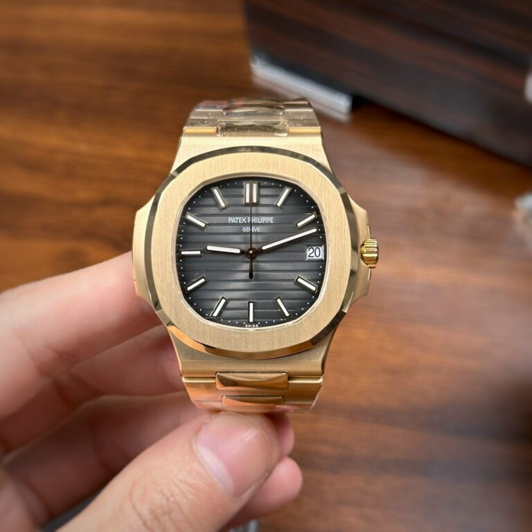 Patek Philippe Nautilus 5711 40mm SS (3K Factory Super Clone) Gray Dial on Stainless Steel Bracelet – Mechanical Automatic 28800bph