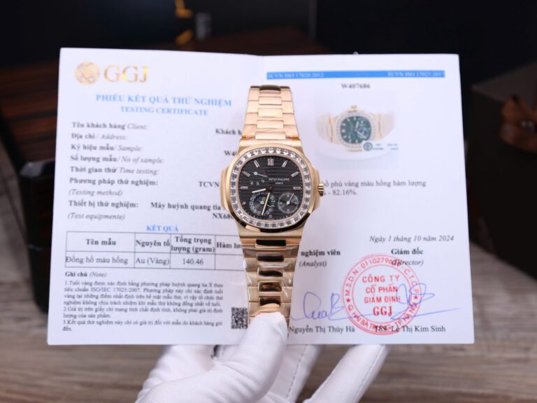 Patek Philippe Nautilus 5724R 40mm Gold Wrapped (GR Factory Super Clone) Brown Dial – Automatic Caliber 324 S C