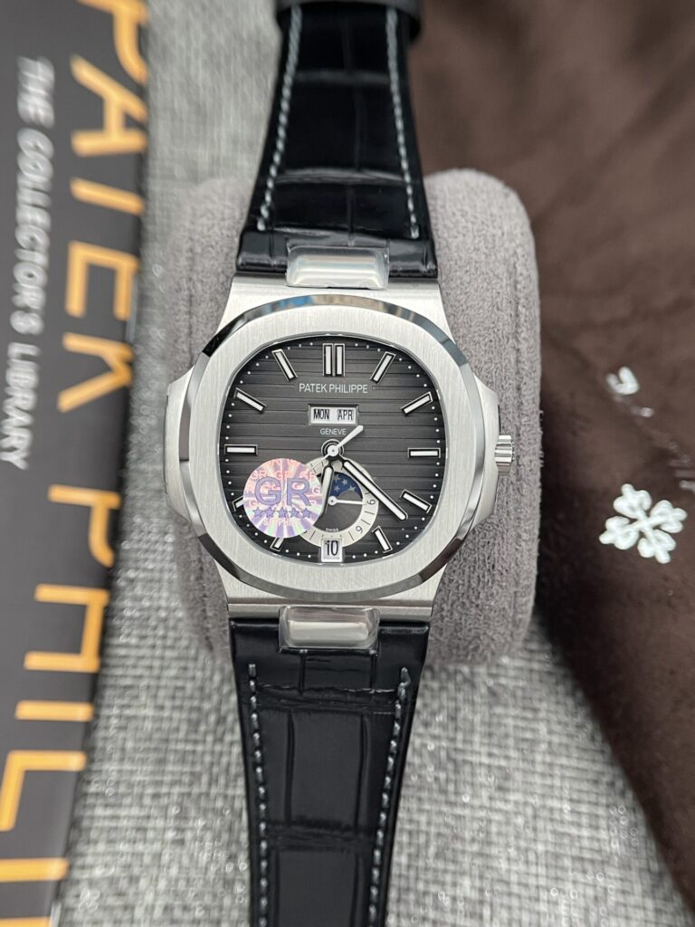 Patek Philippe Nautilus 5726 Super Clone 40.5mm SS (GRF) Gray Dial on Stainless Steel Bracelet – Automatic 28,800 vph