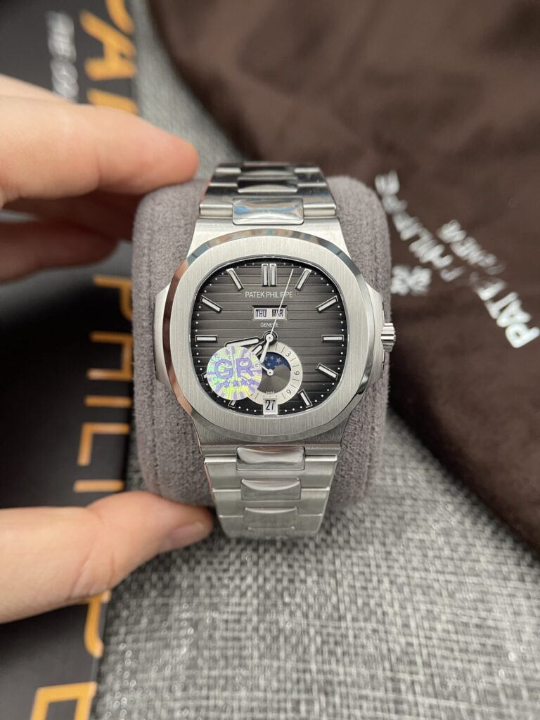 Patek Philippe Nautilus 5726 40.5mm SS (GRF Super Clone) Gray Dial on Stainless Steel Bracelet – Swiss Automatic