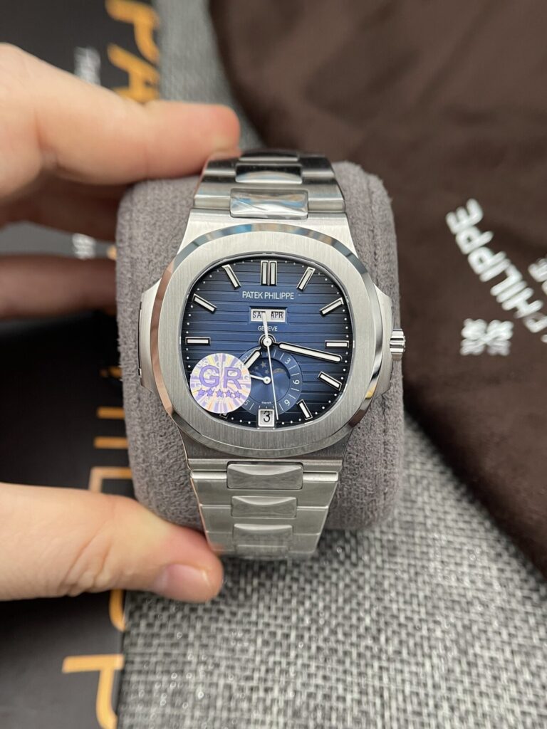 Patek Philippe Nautilus 5726 40.5mm SS (GRF Super Clone) Blue Dial on Stainless Steel Bracelet – Automatic Caliber GRF