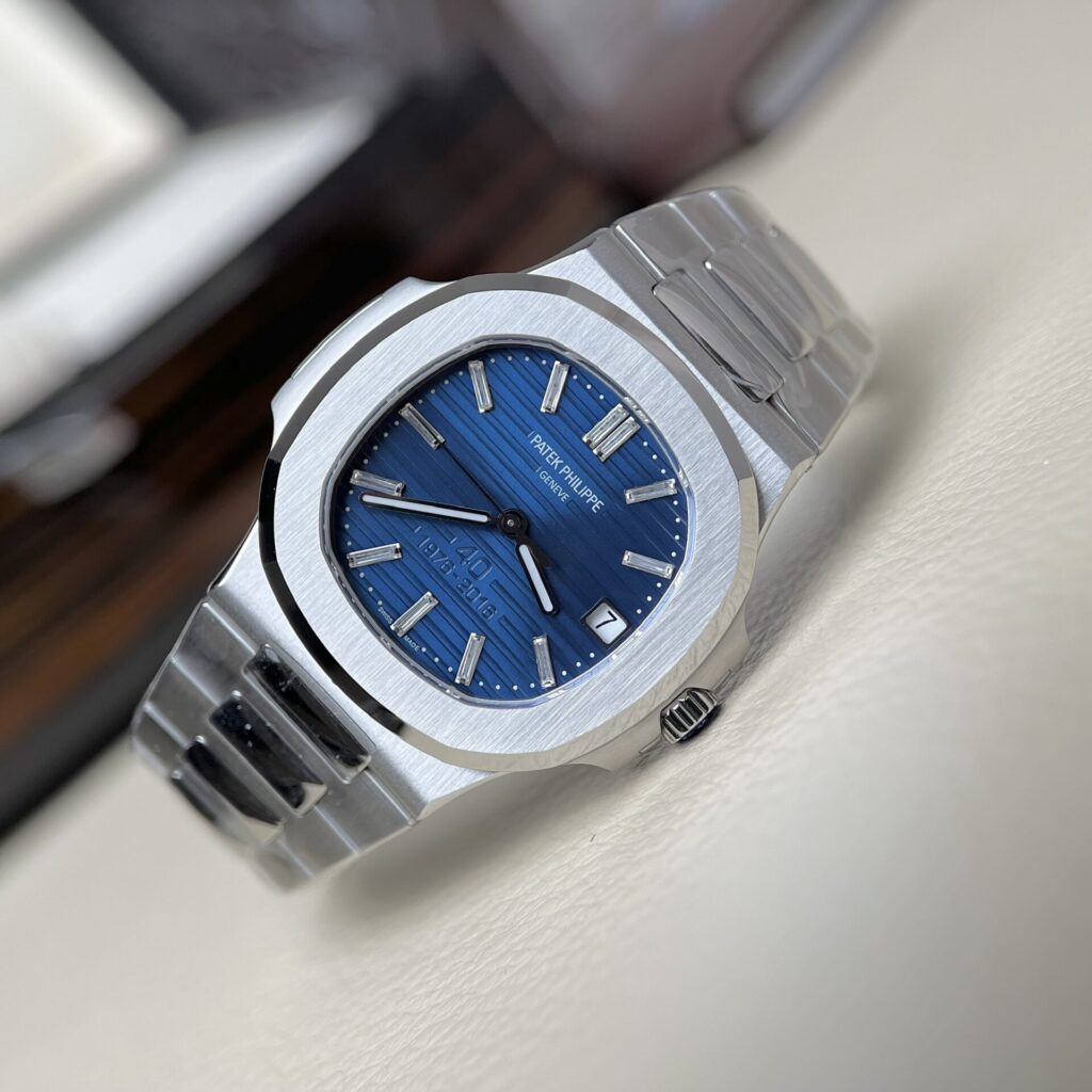 Patek Philippe Nautilus 5711 40th Anniversary 44mm SS (3K Super Clone) Blue Dial – Automatic Caliber 3K