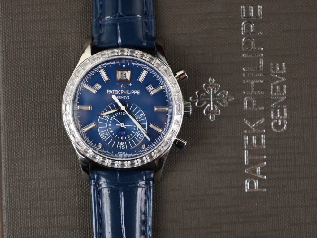 Patek Philippe Complications 5961P 40.5mm SS (TW Factory Super Clone) Blue Dial with Deployment Bracelet – Automatic 28,800 vph
