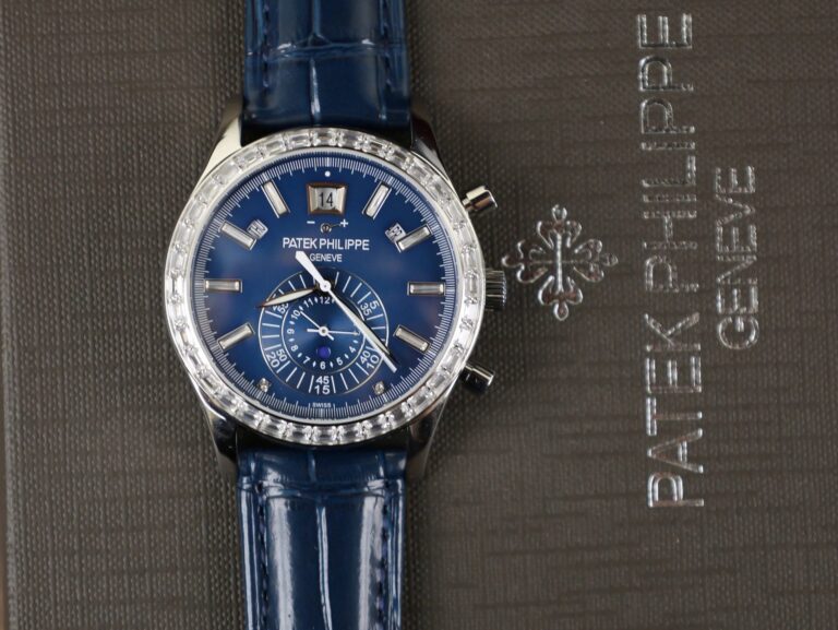 Patek Philippe Complications 5961P 40.5mm SS (TW Factory Super Clone) Blue Dial with Deployment Bracelet – Automatic 28,800 vph