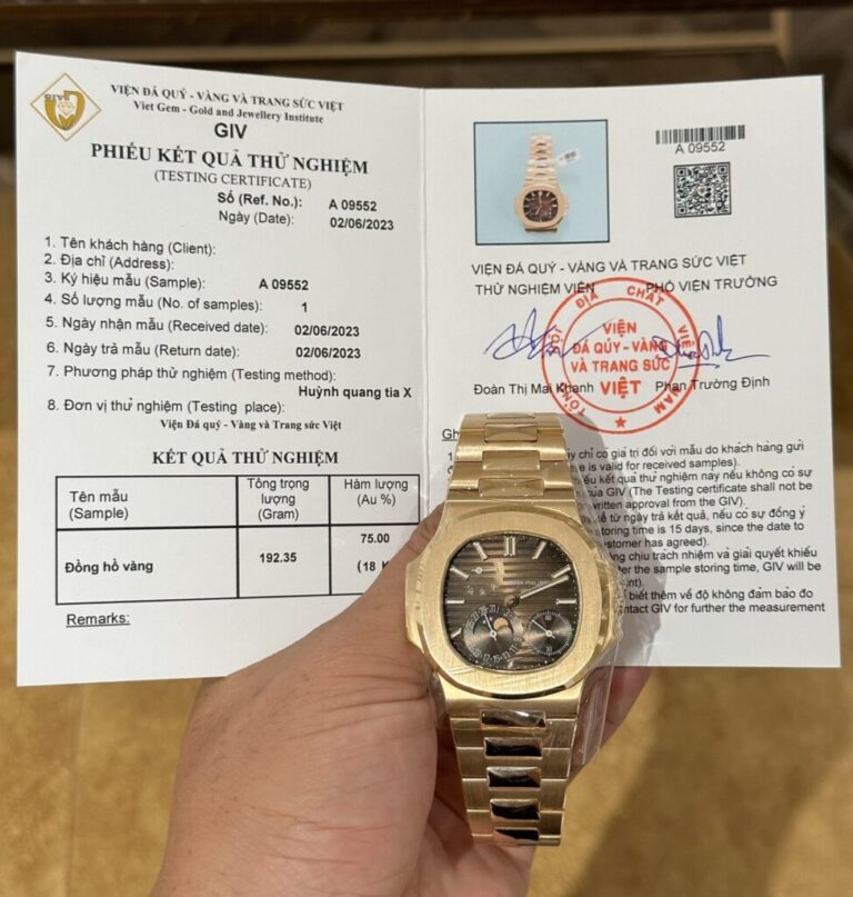 Patek Philippe Nautilus 5712R 40mm 18K Solid Gold (Super Clone) Brown Dial on 18K Solid Gold Bracelet – PP Automatic 5712