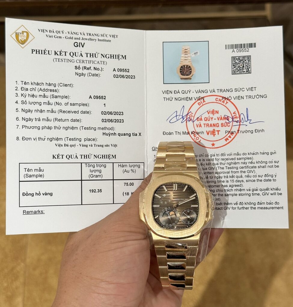 Patek Philippe Nautilus 5712R 40mm 18K Solid Gold (Super Clone) Brown Dial on 18K Solid Gold Bracelet – PP Automatic 5712
