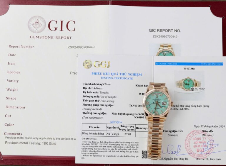 Rolex Day-Date 128238 36mm Gold Wrapped (Super Clone) Turquoise Dial – Rolex Calibre 3255 Automatic