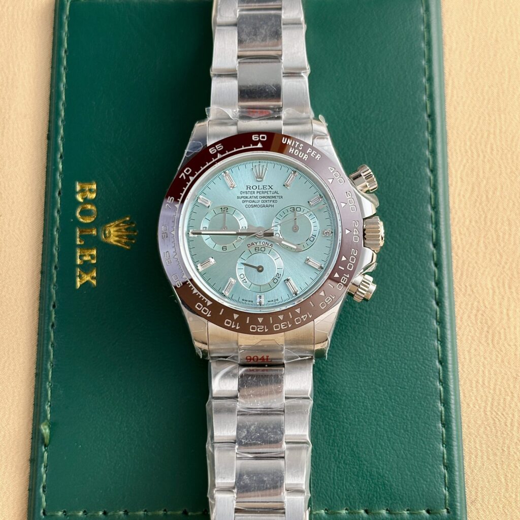 Rolex Cosmograph Daytona 116506 (Super Clone V2) 40mm 904L Stainless Steel Black Dial on Oyster Bracelet – Calibre 4130 Automatic