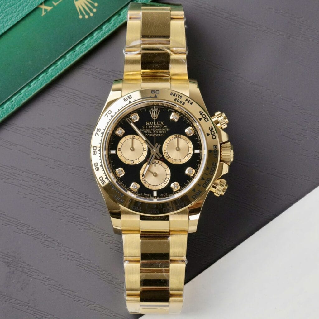 Rolex Cosmograph Daytona 116508 40mm Oystersteel (Best Super Clone) Black Dial with Tachymetric Scale – Super Clone Calibre 4130