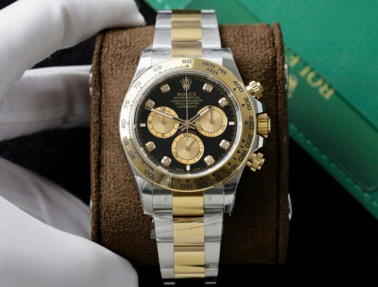Rolex Cosmograph Daytona 126503 (Super Clone) 40mm Oystersteel Black Dial on Oyster Bracelet – Calibre 4130