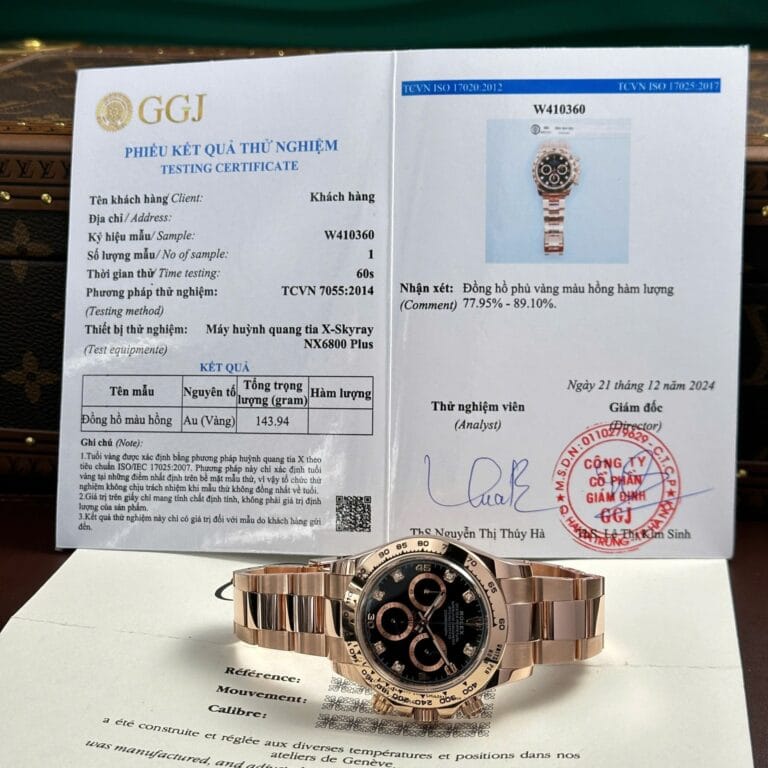 Rolex Cosmograph Daytona 40mm Custom Gold Wrapped (Super Clone) Black Dial with Gold Markers – Automatic Chronograph