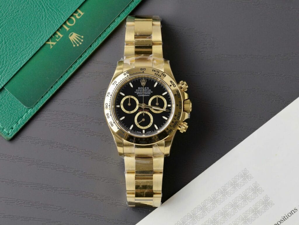 Rolex Cosmograph Daytona M126508 (Super Clone) 40mm SS Black Dial – 3KF