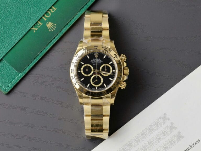 Rolex Cosmograph Daytona M126508 (Super Clone) 40mm SS Black Dial – 3KF