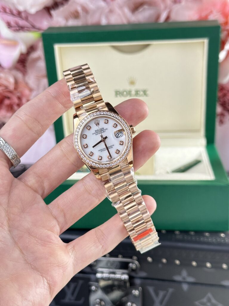 Rolex Datejust 278285 31mm 18K Gold Wrapped (Super Clone) Mother of Pearl Dial – Automatic Movement