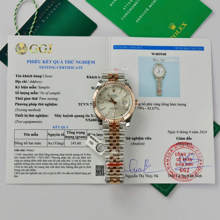 Rolex DateJust 41mm 18k Gold Wrapped Stainless Steel (GM Factory Super Clone) Champagne Dial on Jubilee Strap – Calibre 3235 Automatic