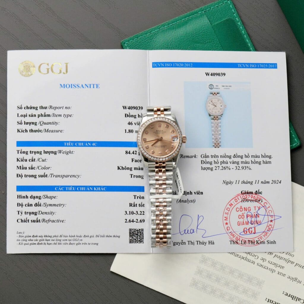 Rolex DateJust 31mm (Super Clone Custom Moissanite Diamonds) – RLX-ROLEXDA-1821
