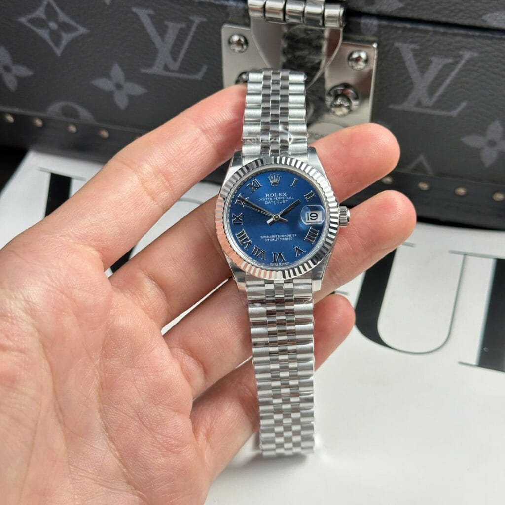 Rolex DateJust 31mm SS (THB Super Clone) Blue Dial on Jubilee Strap – Automatic Movement