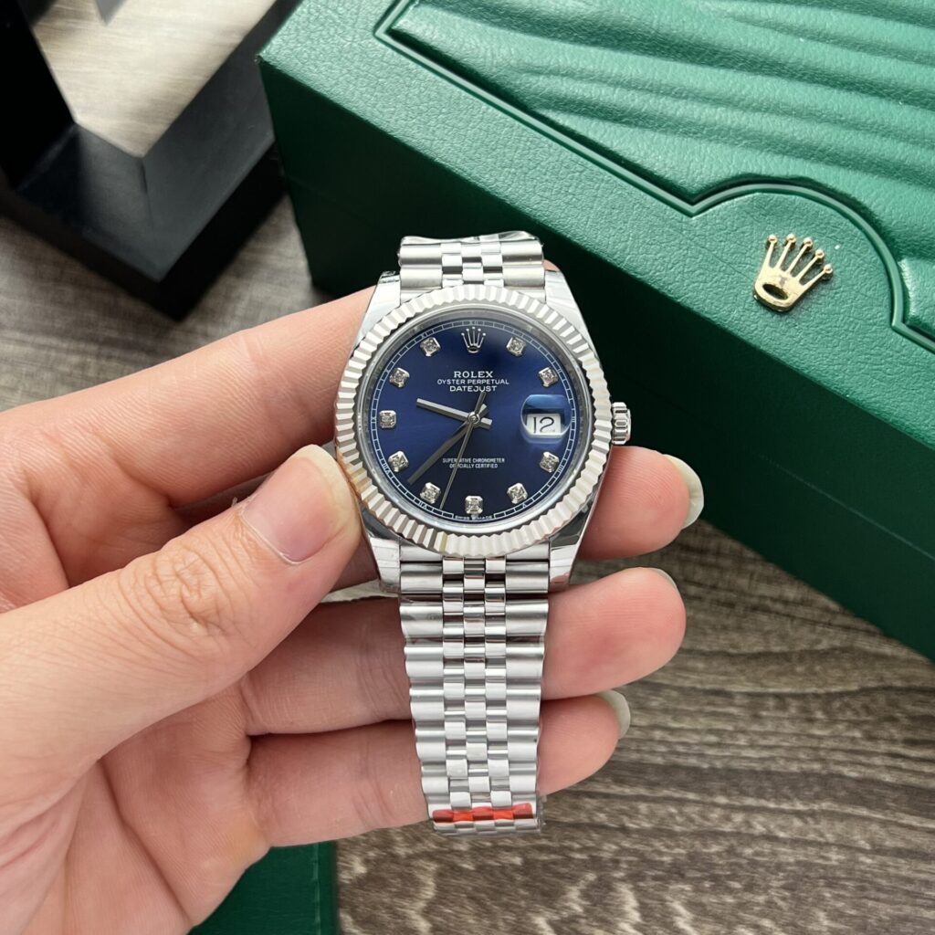 Rolex Datejust Super Clone 1:1 (EW Factory) 36-41mm Blue Dial on Jubilee Strap