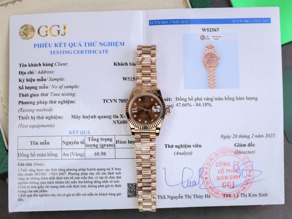 Rolex DateJust 28mm Gold Wrapped (GM Factory Super Clone) Chocolate Dial on Jubilee Bracelet – Automatic Caliber 2235