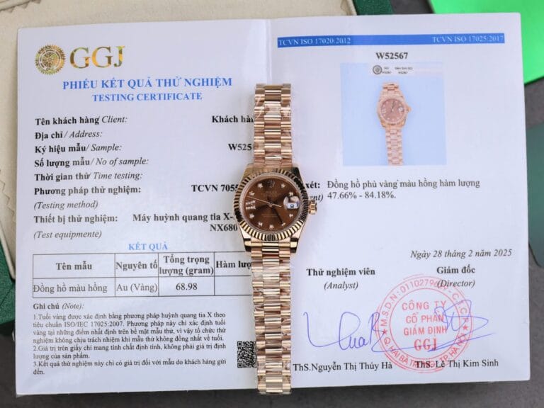 Rolex DateJust 28mm Gold Wrapped (GM Factory Super Clone) Chocolate Dial on Jubilee Bracelet – Automatic Caliber 2235