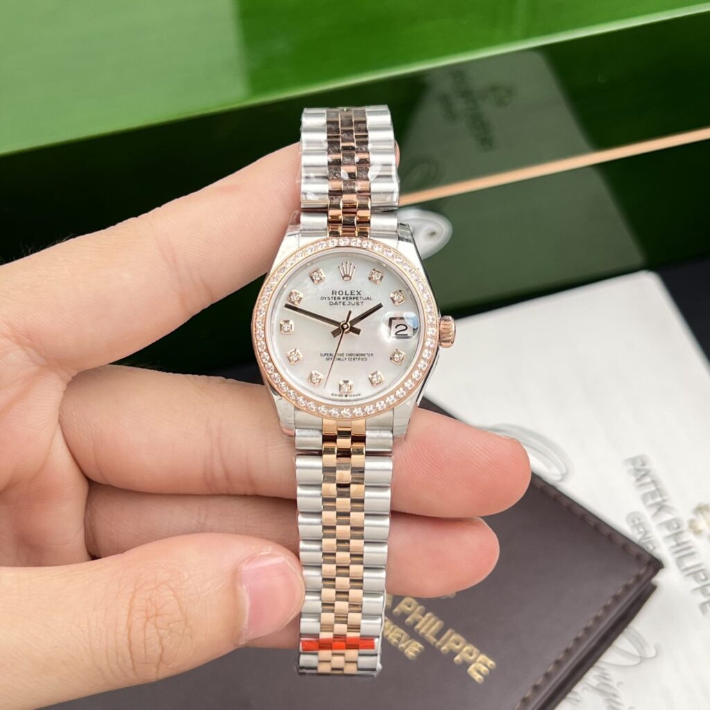 Rolex DateJust 31mm 904L Steel (EW Factory Super Clone) Mother Of Pearl Dial – Calibre 2836 Automatic