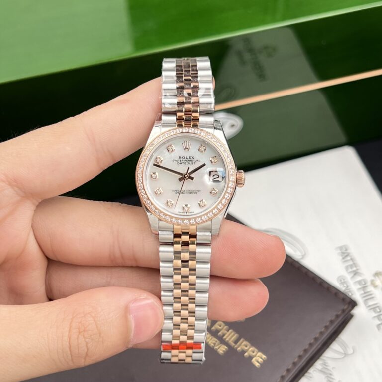 Rolex DateJust 31mm 904L Steel (EW Factory Super Clone) Mother Of Pearl Dial – Calibre 2836 Automatic