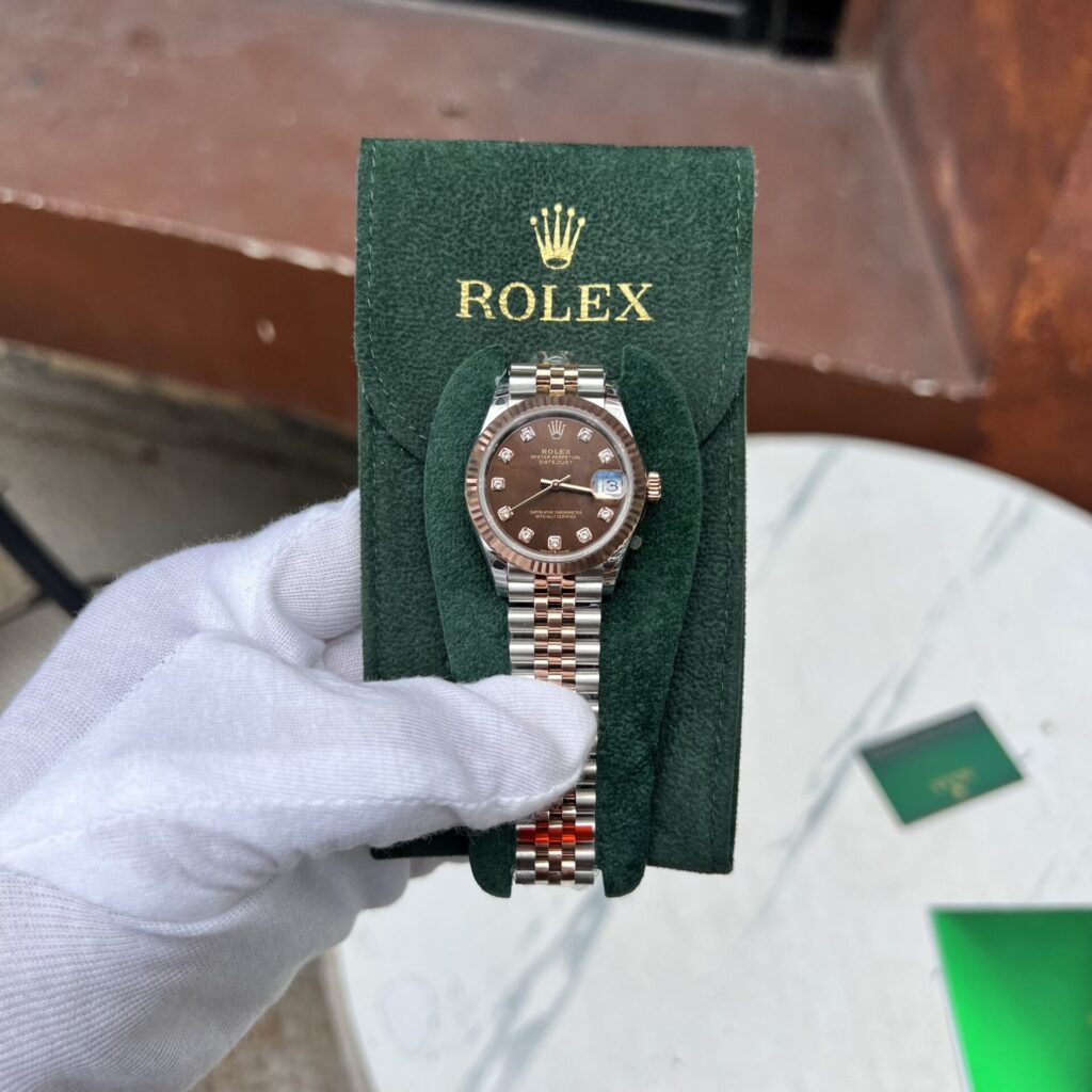 Rolex Datejust 31mm (EW Factory Super Clone) Chocolate Dial on Stainless Steel Bracelet – Automatic Movement