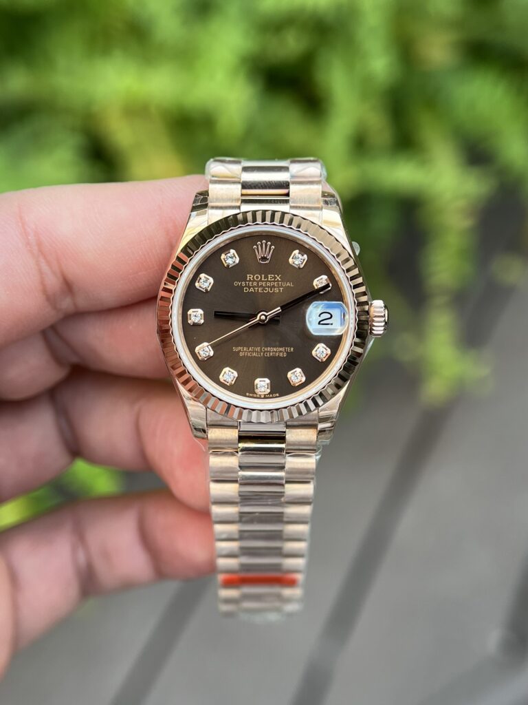 Rolex Datejust 31mm Chocolate Dial (BP Factory Super Clone) – Women’s Luxury Watch
