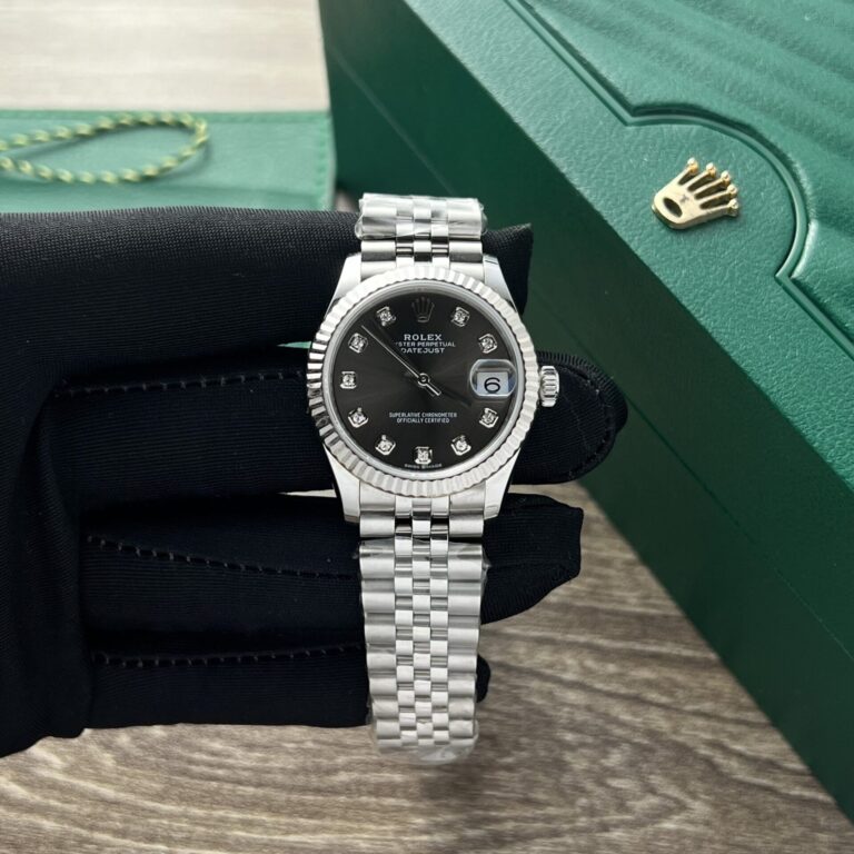 Rolex DateJust 31mm SS (Super Clone) Gray Dial on Jubilee Bracelet – Calibre 3135 Automatic
