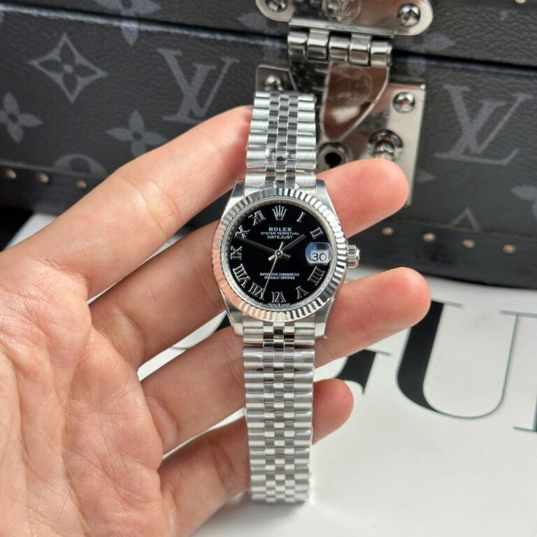 Rolex Datejust Replica 11 31mm (THB Factory Super Clone) Black Dial on Jubilee Strap – Automatic Movement