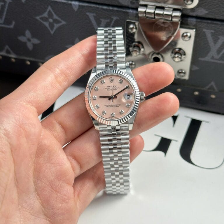 Rolex Datejust 31mm (THB Super Clone) Pink Dial on Jubilee Strap – Automatic Movement