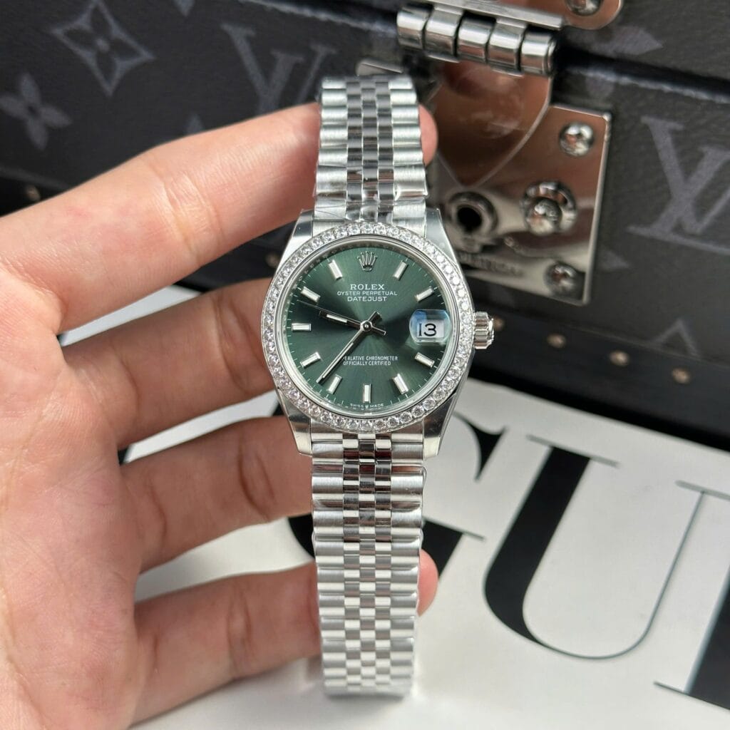 Rolex Datejust 31mm (THB Factory Super Clone) Green Dial on Jubilee Strap – Automatic Movement