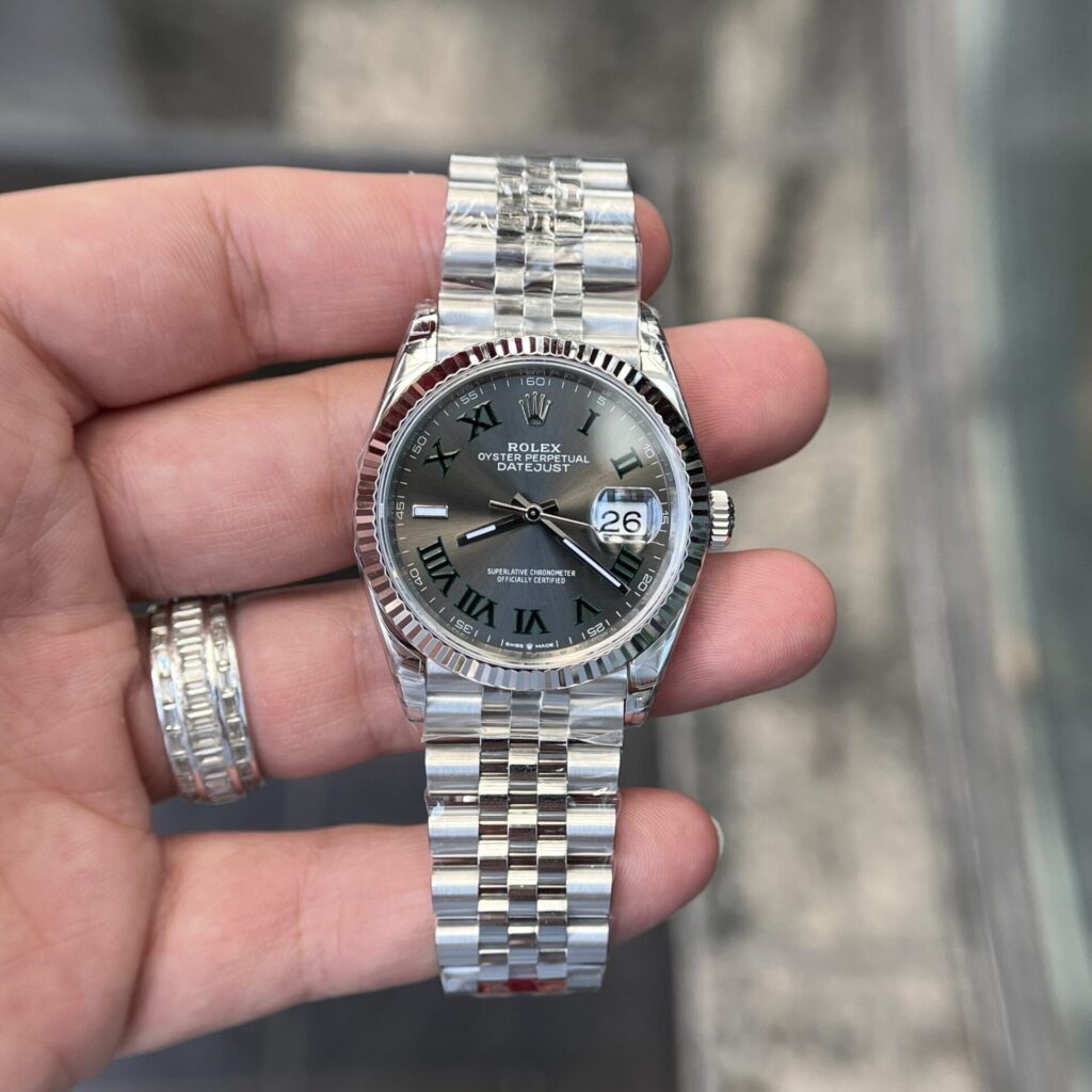 Rolex Datejust 126234 36mm Rolesor (VS Factory Super Clone) Wimbledon Dial on Rolesor Bracelet – Automatic Movement