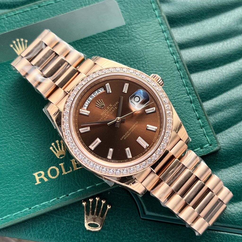 Rolex Day-Date 228235 40mm (EW Factory Super Clone) Chocolate Dial