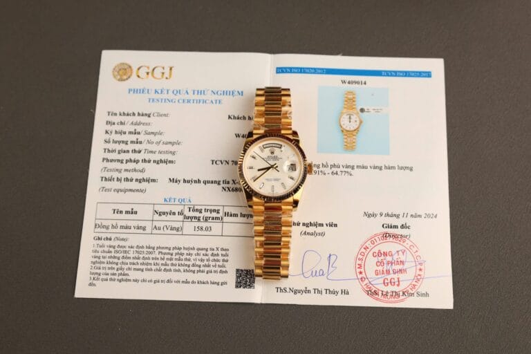Rolex Day-Date 36mm Gold Wrapped (Super Clone) Mother of Pearl Dial – Automatic Movement