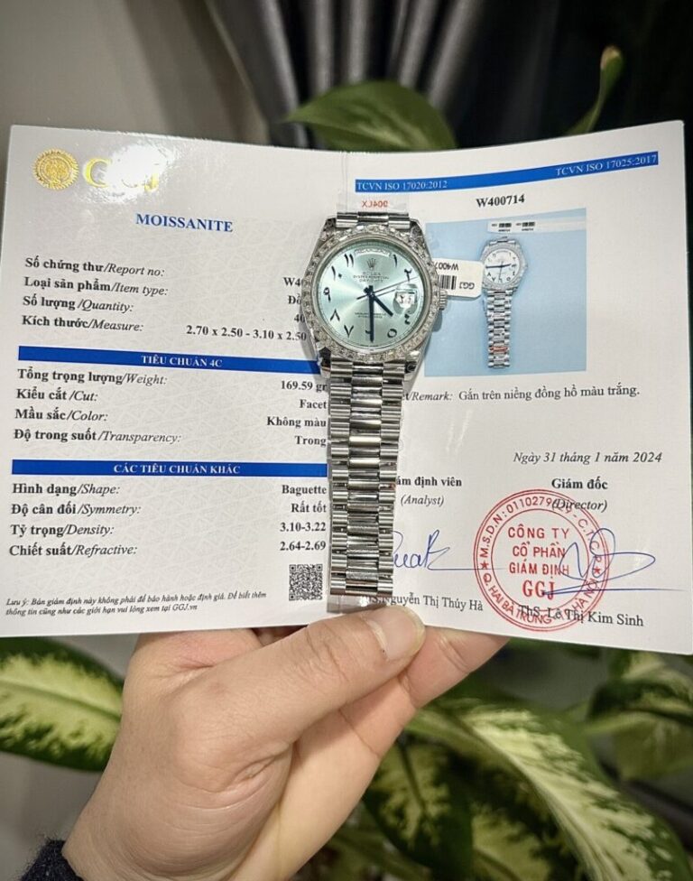 Rolex Day-Date 40mm (GM Factory Super Clone) Ice Blue Dial with Arabic Numerals
