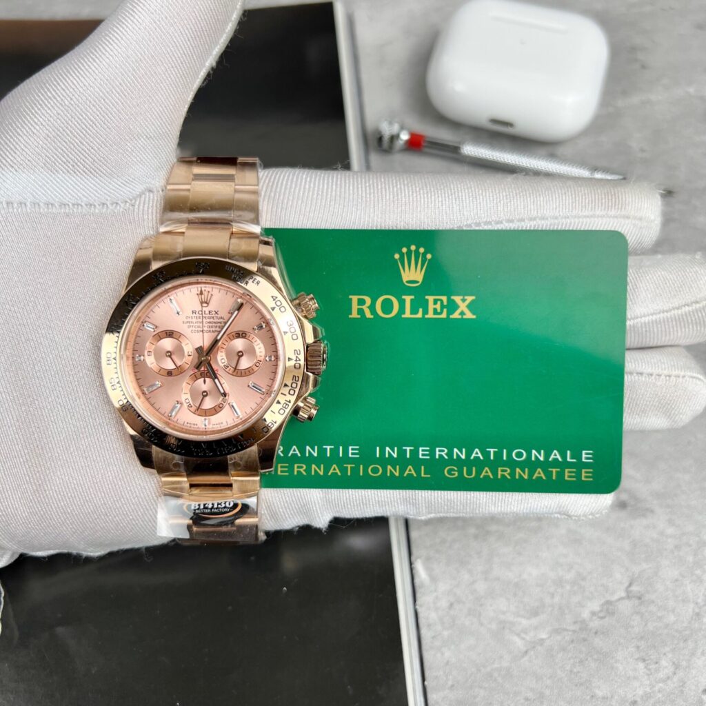 Rolex Daytona 116505 40mm SS (BT Factory Super Clone) Pink Dial – Automatic Chronograph