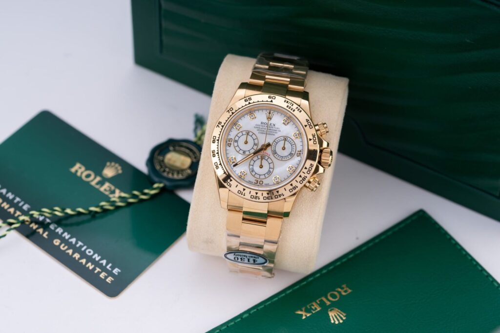 Rolex Daytona 116508 40mm SS (Clean Factory Super Clone) Mother Of Pearl Dial – Calibre 4130 Automatic