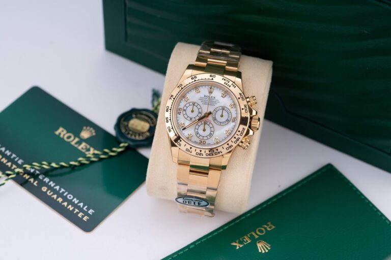 Rolex Daytona 116508 40mm SS (Clean Factory Super Clone) Mother Of Pearl Dial – Calibre 4130 Automatic