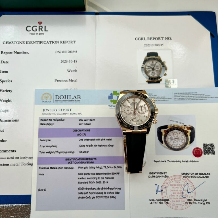 Rolex Daytona 116515LN 40mm Gold Wrapped (BT Factory Super Clone) Black Dial on Leather Strap – Calibre 4130 Automatic